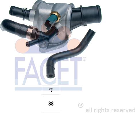 FACET 7.8675 - Термостат охлаждающей жидкости / корпус abcparts.ee