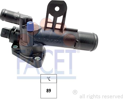 FACET 7.8704 - Термостат охлаждающей жидкости / корпус abcparts.ee