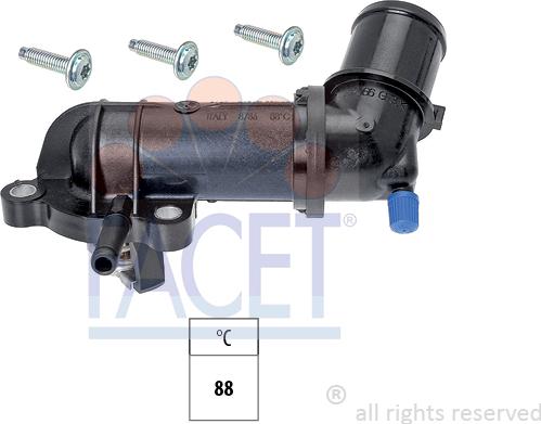 FACET 7.8786 - Термостат охлаждающей жидкости / корпус abcparts.ee