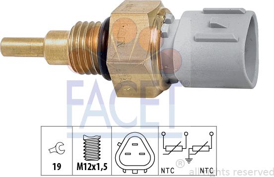 FACET 7.3368 - Andur,Jahutusvedeliku temp. abcparts.ee