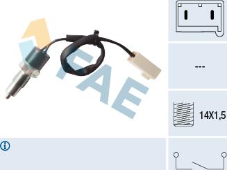 FAE 40360 - Датчик включения фары заднего хода abcparts.ee