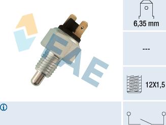FAE 40370 - Датчик включения фары заднего хода abcparts.ee