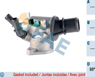 FAE 5349288 - Термостат охлаждающей жидкости / корпус abcparts.ee