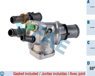 FAE 5341388 - Термостат охлаждающей жидкости / корпус abcparts.ee