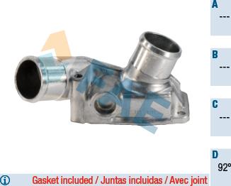 FAE 5352392 - Термостат охлаждающей жидкости / корпус abcparts.ee