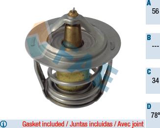 FAE 5302878 - Термостат охлаждающей жидкости / корпус abcparts.ee