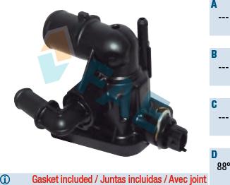 FAE 5325588 - Термостат охлаждающей жидкости / корпус abcparts.ee