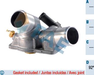 FAE 5321492 - Термостат охлаждающей жидкости / корпус abcparts.ee