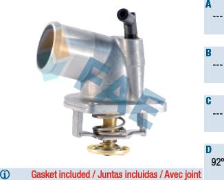 FAE 5321792 - Термостат охлаждающей жидкости / корпус abcparts.ee