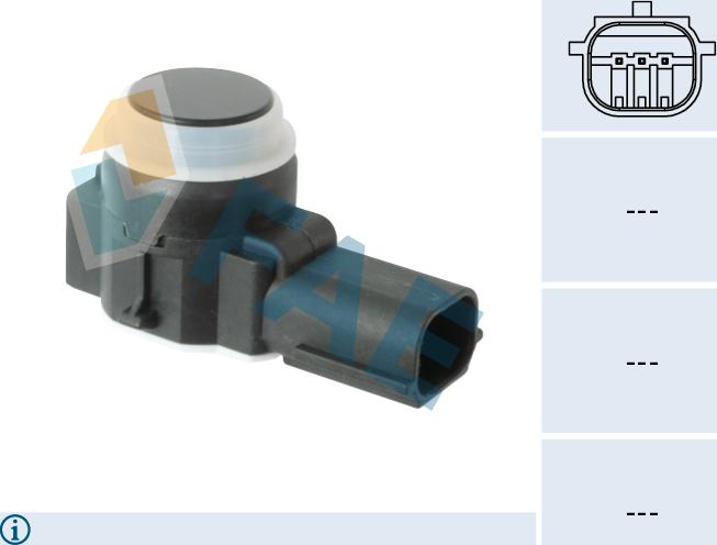 FAE 66093 - Датчик, система помощи при парковке abcparts.ee