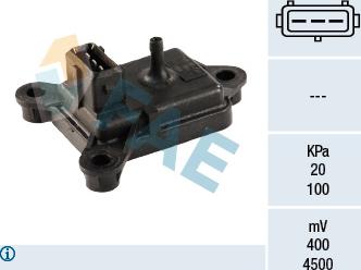 FAE 15006 - Датчик, давление во впускной трубе abcparts.ee