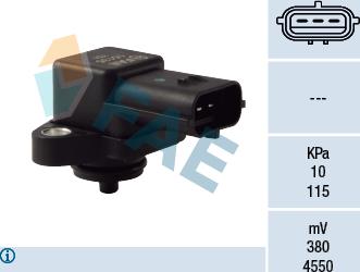 FAE 15135 - Датчик, давление во впускной трубе abcparts.ee