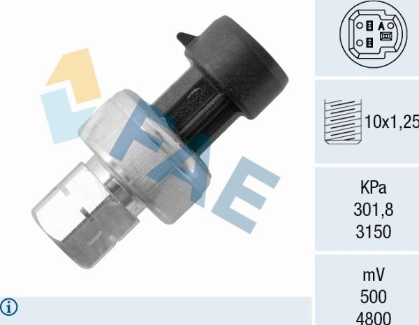FAE 15800 - Пневматический выключатель, кондиционер abcparts.ee