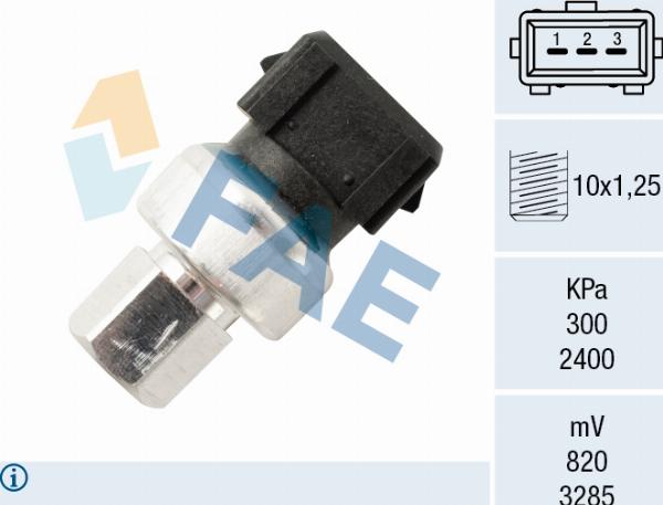 FAE 15808 - Пневматический выключатель, кондиционер abcparts.ee