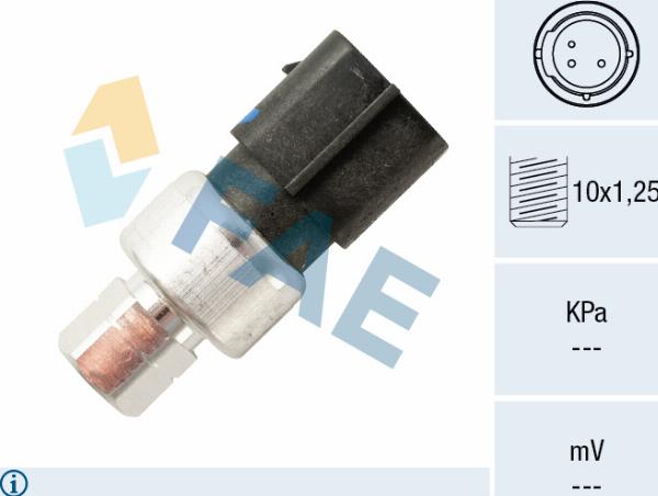 FAE 15815 - Пневматический выключатель, кондиционер abcparts.ee