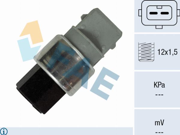 FAE 15829 - Пневматический выключатель, кондиционер abcparts.ee