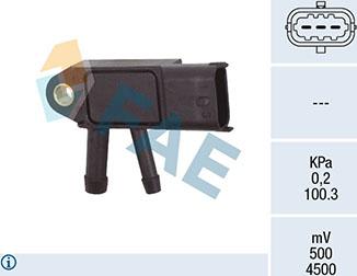 FAE 16146 - Датчик, давление выхлопных газов abcparts.ee