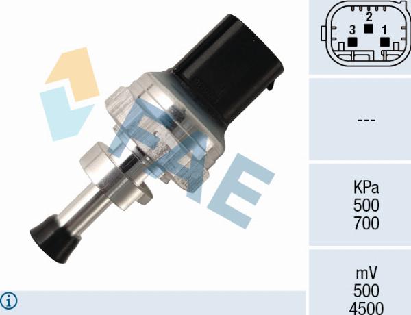 FAE 16167 - Датчик, давление выхлопных газов abcparts.ee