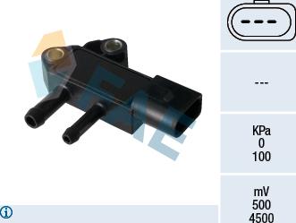 FAE 16120 - Датчик, давление выхлопных газов abcparts.ee