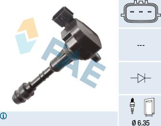 FAE 80454 - Катушка зажигания abcparts.ee