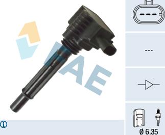 FAE 80390 - Катушка зажигания abcparts.ee