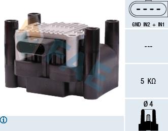 FAE 80218 - Катушка зажигания abcparts.ee
