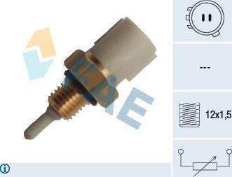 FAE 33229 - Датчик, температура впускаемого воздуха abcparts.ee