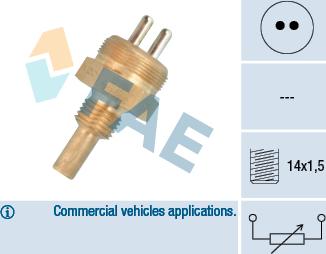 FAE 32720 - Датчик температуры ОЖ, охлаждающей жидкости abcparts.ee