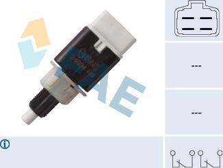 FAE 24694 - Выключатель стоп сигнала / сцепления abcparts.ee