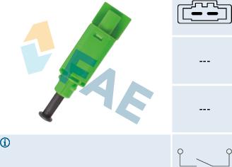FAE 24774 - Выключатель, привод сцепления (Tempomat) abcparts.ee
