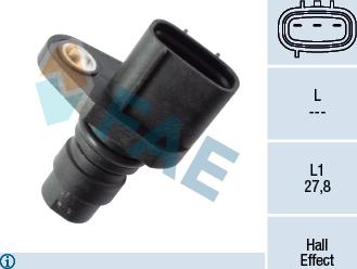 FAE 79403 - Датчик положения Коленвала, RPM abcparts.ee