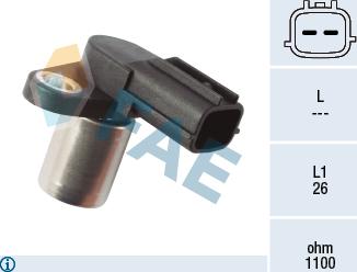 FAE 79421 - Датчик положения Коленвала, RPM abcparts.ee