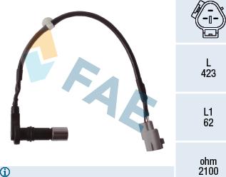 FAE 79532 - Датчик положения Коленвала, RPM abcparts.ee