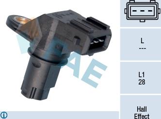 FAE 79159 - Датчик положения Коленвала, RPM abcparts.ee