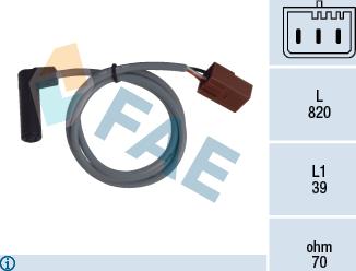 FAE 79156 - Датчик положения Коленвала, RPM abcparts.ee