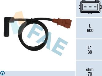 FAE 79158 - Датчик положения Коленвала, RPM abcparts.ee