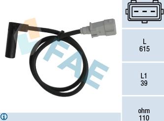 FAE 79153 - Датчик положения Коленвала, RPM abcparts.ee
