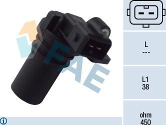 FAE 79162 - Датчик положения Коленвала, RPM abcparts.ee