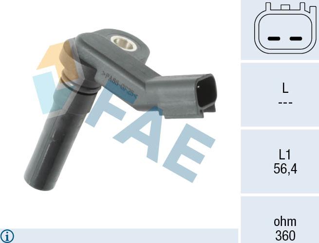 FAE 79110 - Датчик положения Коленвала, RPM abcparts.ee