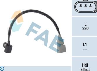 FAE 79341 - Датчик положения Распредвала abcparts.ee