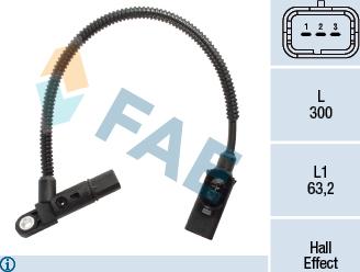 FAE 79381 - Датчик положения Распредвала abcparts.ee