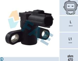 FAE 79371 - Датчик положения Коленвала, RPM abcparts.ee