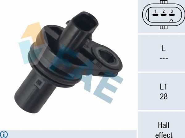 FAE 79259 - Датчик положения Распредвала abcparts.ee