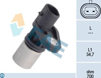 FAE 79205 - Датчик положения Коленвала, RPM abcparts.ee