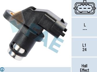 FAE 79228 - Датчик положения Распредвала abcparts.ee