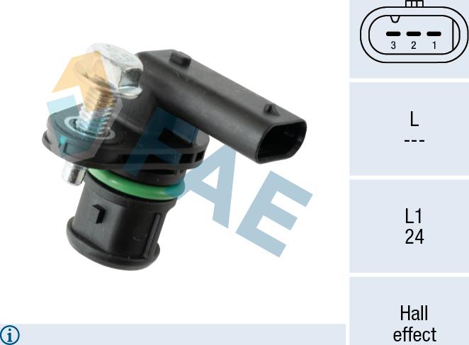 FAE 79272 - Датчик положения Распредвала abcparts.ee