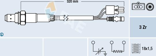 FAE 77378 - Lambda andur abcparts.ee