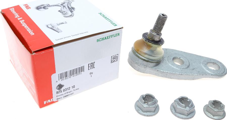 FAG 825 0312 10 - Шаровая опора abcparts.ee