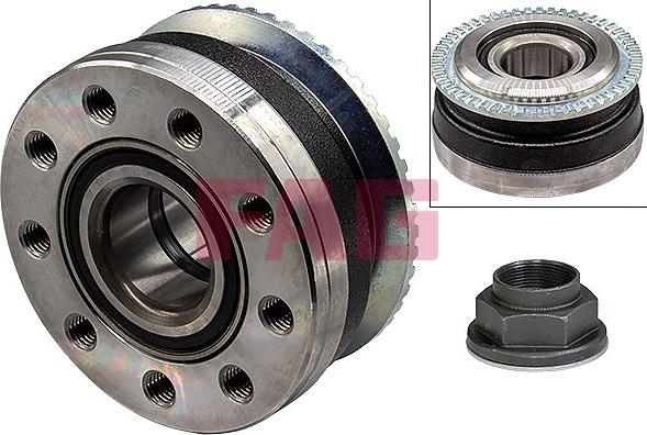 FAG 713 6980 90 - Комплект подшипника, ступицы колеса abcparts.ee