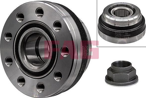 FAG 713 6980 80 - Комплект подшипника, ступицы колеса abcparts.ee